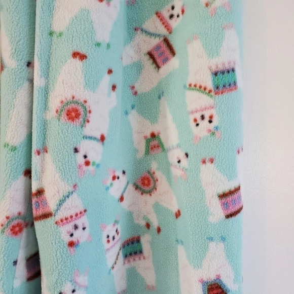 Children’s Place Girls Fleece Pajama Pants Llama Print size XL 14 - Picture 3 of 7